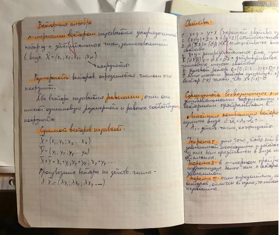 Ведение тетрадей
